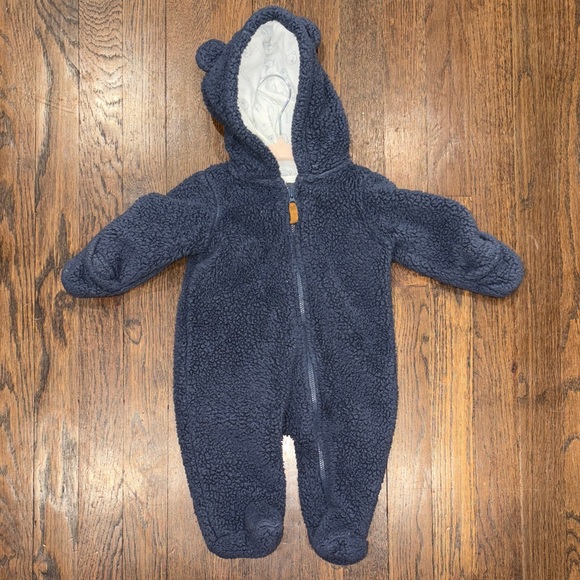 Carter's Other - Carter's Cozy Navy Sherpa Footie